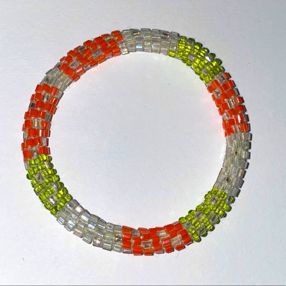 Lily and Laura roll-on beaded bracelet